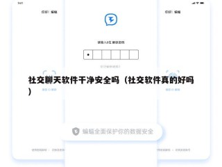 社交聊天软件干净安全吗（社交软件真的好吗）