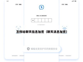 怎样给聊天信息加密（聊天消息加密）
