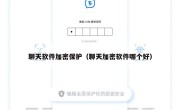 聊天软件加密保护（聊天加密软件哪个好）