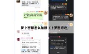 萝卜密聊怎么加群（卜罗密咋吃）