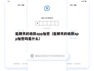 能聊天的收款app加密（能聊天的收款app加密码是什么）