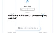 蝙蝠聊天华为商城没有了（蝙蝠聊天app是中国的吗）