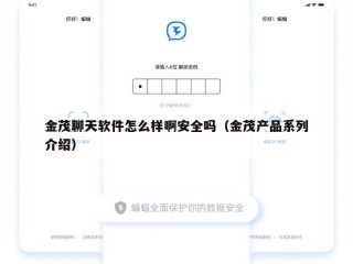 金茂聊天软件怎么样啊安全吗（金茂产品系列介绍）