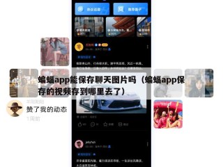 蝙蝠app能保存聊天图片吗（蝙蝠app保存的视频存到哪里去了）