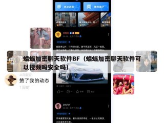 蝙蝠加密聊天软件BF（蝙蝠加密聊天软件可以视频吗安全吗）