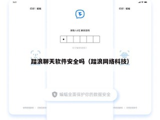 踏浪聊天软件安全吗（踏浪网络科技）