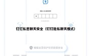 钉钉私密聊天安全（钉钉隐私聊天模式）