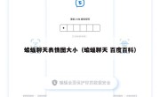 蝙蝠聊天表情图大小（蝙蝠聊天 百度百科）