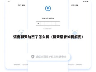 语音聊天加密了怎么解（聊天语音如何解密）