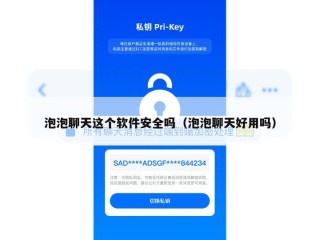泡泡聊天这个软件安全吗（泡泡聊天好用吗）