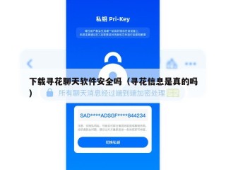 下载寻花聊天软件安全吗（寻花信息是真的吗）