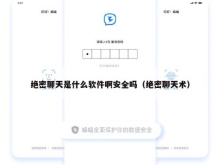 绝密聊天是什么软件啊安全吗（绝密聊天术）
