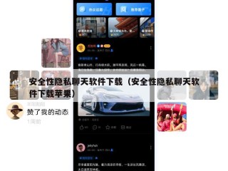 安全性隐私聊天软件下载（安全性隐私聊天软件下载苹果）