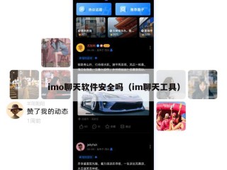 imo聊天软件安全吗（im聊天工具）