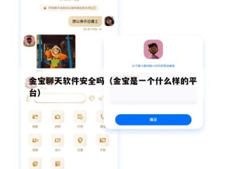 金宝聊天软件安全吗（金宝是一个什么样的平台）