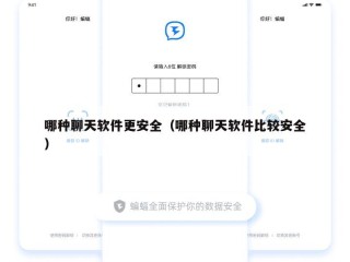 哪种聊天软件更安全（哪种聊天软件比较安全）