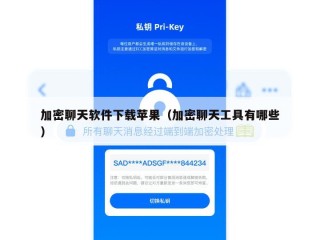 加密聊天软件下载苹果（加密聊天工具有哪些）