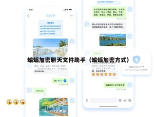 蝙蝠加密聊天文件助手（蝙蝠加密方式）
