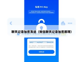 聊天记录加密发送（微信聊天记录加密原理）