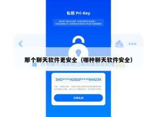 那个聊天软件更安全（哪种聊天软件安全）