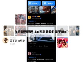加密聊天原理（加密聊天软件是干嘛的）