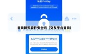 青田聊天软件安全吗（交友平台青田）