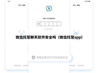 微信托管聊天软件安全吗（微信托管app）
