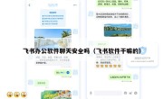 飞书办公软件聊天安全吗（飞书软件干嘛的）