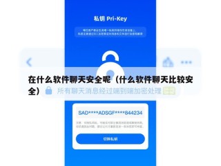 在什么软件聊天安全呢（什么软件聊天比较安全）